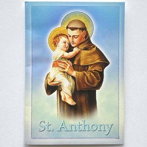 Capuchin Franciscans Holographic Dove St Anthony Colorized Medal Key Chain Card